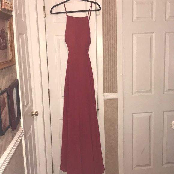 lulus red prom dress